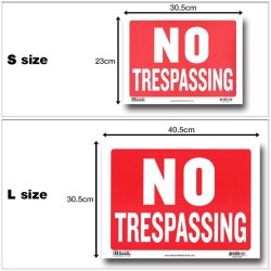 画像2: Sign Plate ［NO TRESPASSING］