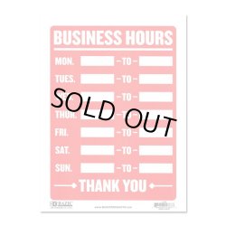 画像1: Sign Plate ［BUSINESS HOURS］