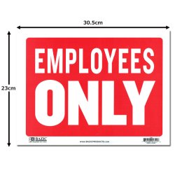 画像2: Sign Plate ［EMPLOYEES ONLY］Ssize
