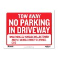 Sign Plate ［NO PARKING IN DRIVEWAY］