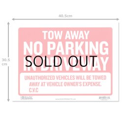 画像2: Sign Plate ［NO PARKING IN DRIVEWAY］L size