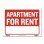 画像1: Sign Plate ［APARTMENT FOR RENT］ (1)