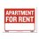 画像1: Sign Plate ［APARTMENT FOR RENT］ (1)