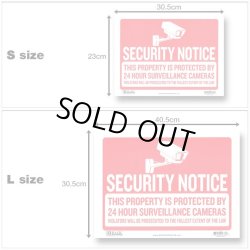 画像2: Sign Plate ［SECURITY NOTICE］