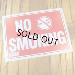 画像1: [NO SMOKING] Sign Plate