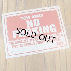 画像1: [TOW AWAY NO PARKING] Sign Plate