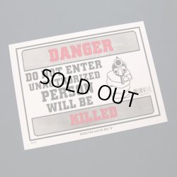 画像1: [Danger] Sign Plate