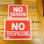 画像2: [NO TRESPASSING] Sign Plate　9x12inch 【S】 (2)