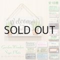 Garden Wooden Signplate【全18種】