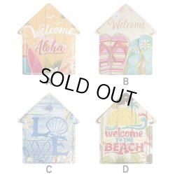 画像2: Beach Sign House Shaped【全8種】