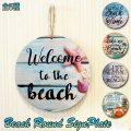 Beach Sign Round Shaped【全5種】