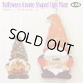 Halloween Wood Sign Gnome Shaped【全2種】【メール便OK】