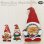 画像1: Christmas Wood Signs Gnome Shape【全3種】【メール便OK】 (1)