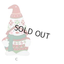 画像3: Christmas Wood Signs Gnome Shape【全3種】【メール便OK】