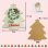 画像4: Christmas Wood Signs Tree Shape【全5種】【メール便OK】 (4)