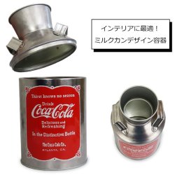 画像3: Coca-Cola Milk Can Faux Container
