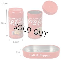 画像2: Coca-Cola Salt and Pepper Shaker