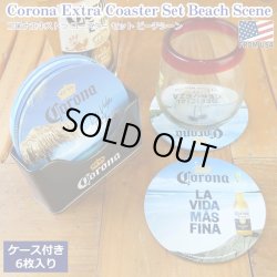 画像1: Corona Extra Coasters Set Beach Scene