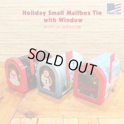 画像1: Holiday Small Mailbox Tin with Window【全3種】