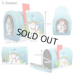 画像3: Holiday Small Mailbox Tin with Window【全3種】