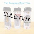 Tall Snowman Clear Tins【全3種】