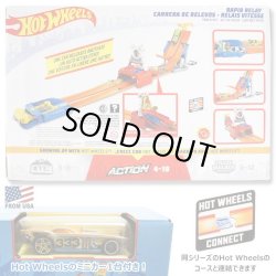 画像2: Mattel Hot Wheels Dual Race Track RAPID RELAY（brown car）