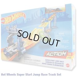 画像1: Mattel Hot Wheels Dual Race Track SUPER START JUMP RACE（blue car）　