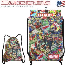 画像1: Marvel Drawstring Sling Bag