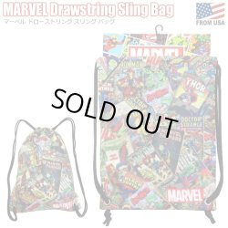 画像1: Marvel Drawstring Sling Bag
