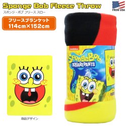 画像1: Sponge Bob Fleece Throw