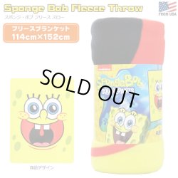 画像1: Sponge Bob Fleece Throw