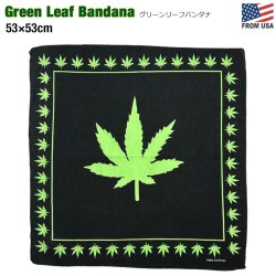 画像1: GREEN LEAF BANDANA
