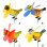 画像2: Yard Stake Colorful Bird with Pinwheels【全8種】 (2)