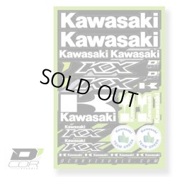 画像1: D'COR Kawasaki KXF Decal Sheet