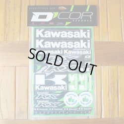 画像2: D'COR Kawasaki KXF Decal Sheet