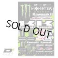 D'COR Monster KAWASAKI Decal Sheet