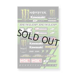 画像1: D'COR Monster KAWASAKI Decal Sheet