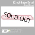 D'COR 12 inch Honda Decal