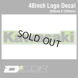 画像1: D'COR 48 inch Kawasaki Decal