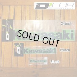画像4: D'COR 6 inch Kawasaki Decal　【メール便OK】