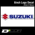 D'COR 6 inch Suzuki Decal　【メール便OK】