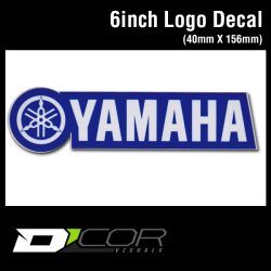 画像1: D'COR 6 inch Yamaha Decal　【メール便OK】