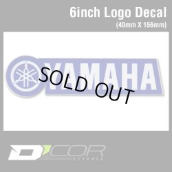 画像1: D'COR 6 inch Yamaha Decal　【メール便OK】
