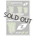 One Industries MONSTER ENERGY DECAL SHEET