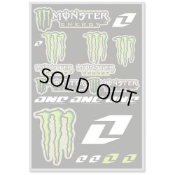 画像1: One Industries MONSTER ENERGY DECAL SHEET