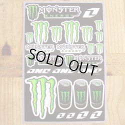 画像1: Monster Energy×One Industries 4mil. Decal Sheet