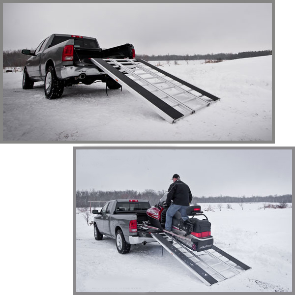 Trifold Aluminium Snowmobile Ramp 94" long x 54"wide x 2" thick