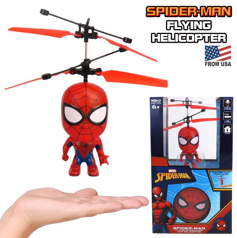 SpiderMan Flying Character UFO Helicopter