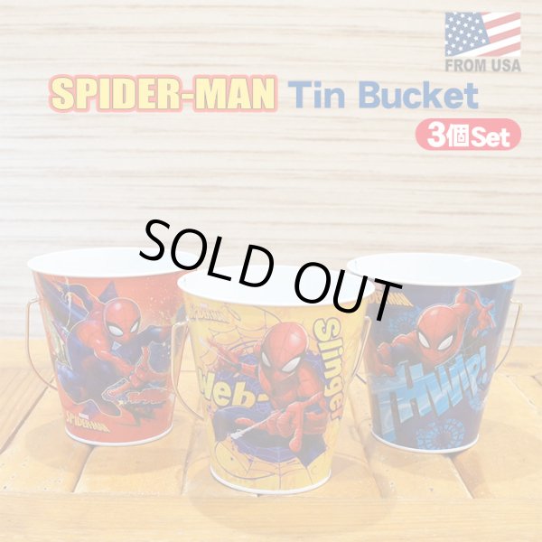 画像1: Spiderman Tin Bucket