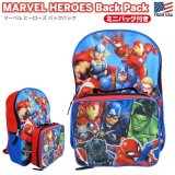 画像: MARVEL HEROES Backpack with mini bag